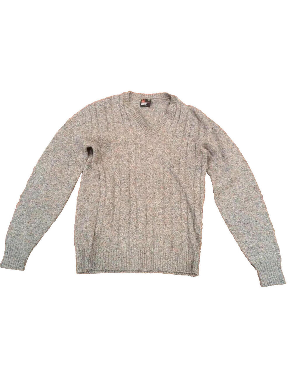 Vintage ROBERT BRUCE LT Sweater mens Large Tall Wool Blend Grey Crew USA flecks